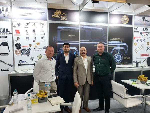 The Jolly Auto India team at a trade fair